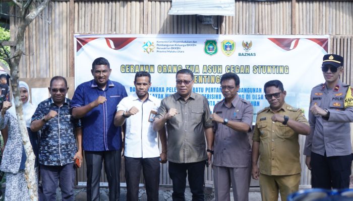 Dukung Penurunan Stunting, Pemkot Tidore dan BKKBN Bangun Rumah Layak Huni di Desa Oba