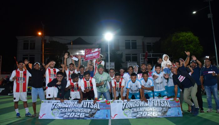 Tongowai Futsal Championship 2026 Sukses Digelar, RT 07A FC Keluar Sebagai Juara